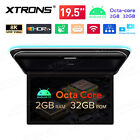19.5" Android 2+32G Car TV Roof Flip Down Monitor HDMI 8K Video WiFi Mirror Link