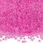 Lot de 900 petites perles de graines rondes en verre rocaille économiques 11/0 #11 doublées de couleur