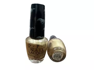 OPI Nail Lacquer 50 Years of Style (NL F69) 0.5oz Gold Metallic Polish - Picture 1 of 2