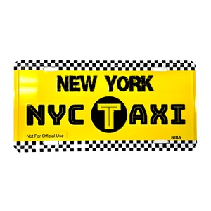 NYC TAXI: NEW YORK Gift Souvenir License Plate for Car, Truck, Home, Tourist - Picture 1 of 2