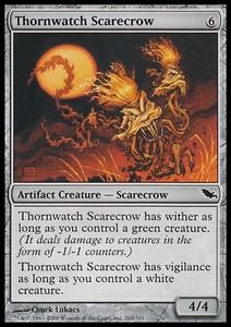 MTG: Thornwatch Scarecrow - Shadowmoor - Magic Card - Picture 1 of 2