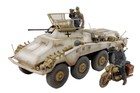 Tamiya 1/35 italeri seeds No.19 German heavy armored vehicle Sd.Kfz.234/1 (2cm g