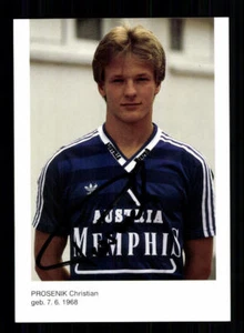 Biglietto autografo Christian Prosenik Austria Vienna anni 80 originale + A 204161 - Foto 1 di 2
