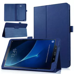 For Samsung Galaxy Tab A S7 S8 S9 A8 A9 Lite Leather Smart Case Stand Flip Cover - Picture 1 of 20