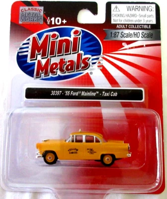 MINI METALS 30397 55 FORD MAINLINE TAXI CAB     NEW - Image 1 of 2