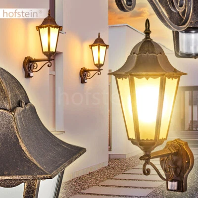 Außen Wand Leuchten Bewegungsmelder Veranda Terrassen Garten Hof Lampe klassisch - Bild 1 von 2