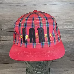 Vintage KC Plaid Lari White Country Music Snapback Hat Pre Owned Promo Rare - Picture 1 of 8