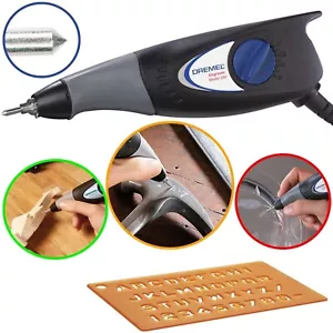 Dremel Electric Engraver Engraving Tool Kit Metal Plastic Wood Glass Carve Tool - Picture 1 of 12
