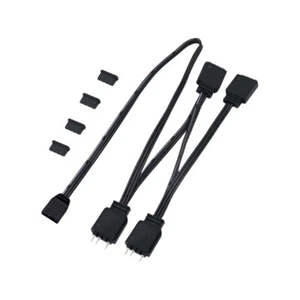 ARGB Splitter Cable 1 Female to 2 Male Fan Light Adapter Splitter Cable for PC - Afbeelding 1 van 8