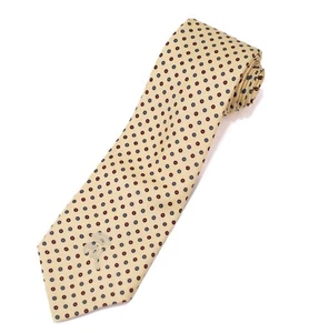 Countess Mara Mens Necktie Yellow Polka Dot Classic Tie Sistine Satin 56"L 3"W - Picture 1 of 8