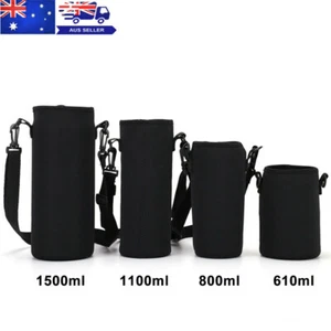 New Useful Drink Strap Sport Water Bottle Carrier Insulated Cover Bag Holder - Picture 1 of 8