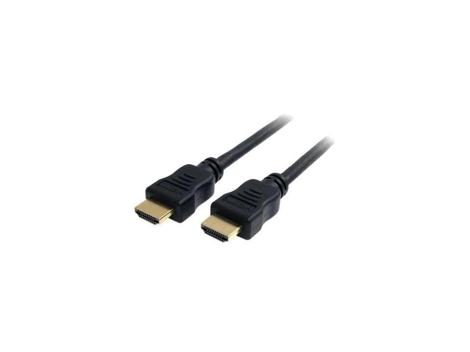 StarTech.com HDMIMM3HS 3 ft. Black High Speed HDMI Cable with Ethernet Male to M - Image 1 of 2