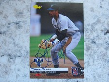 Tigers Tony Clark Signed Autographed 1994 Classic Trenton Thunder Mint