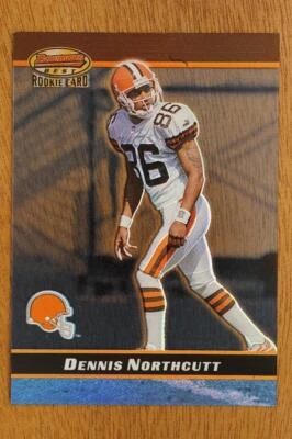 2000 Bowmans Best Acetate 30/250 Dennis Northcutt #125 Rookie RC Football Card - Image 1 of 2