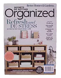 BETTER HOMES & GARDENS SECRETS OF GETTING ORGANIZED SUMMER 2024 MAGAZINE ISSUE - Picture 1 of 8