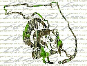 Camouflage Camo Florida Türkei Jäger Jagd Vinyl Aufkleber Sticker Gobbler Jake - Bild 1 von 1