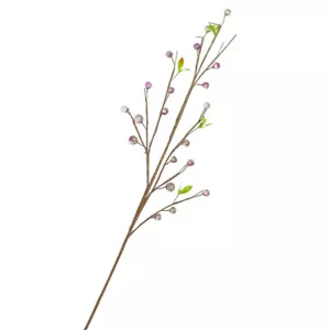 Set of 12 Hand Wrapped Purple Acrylic Artificial Berry 30" Sprays - Picture 1 of 4