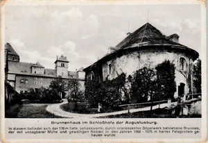 Fountain House in the Courtyard of Augustusburg Palace, Bruhl, Germany Postcard - Picture 1 of 2