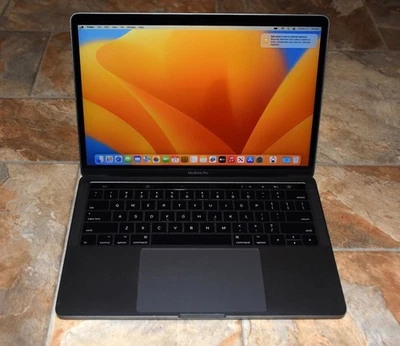 Apple MacBook Pro 13" 2017 4 TB3 Port i5 3.1GHz 16GB RAM 500GB SSD MacOS 13.7.8 - Image 1 of 4