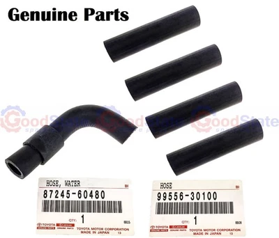 Genuine LandCruiser 80 Series FZJ 1FZ FE 4.5 Petrol Heater Tap Valve Hose Kit - Image 1 of 3
