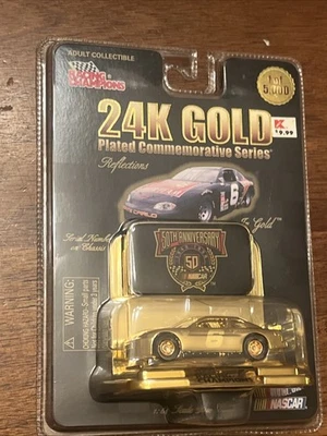 Geoff Bodine Chapado en Oro 24K Serie Conmemorativa 50 Aniversario 1 de 5.000 Foto 1 de 4