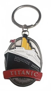 Titanic Keychain – 1912 Built in Belfast Souvenir - Vintage Maritime Memorabilia - Picture 1 of 3