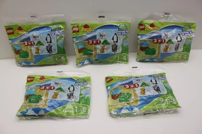 NISB LEGO DUPLO: Around the World Wildlife (Item# 30322) Complete Set of 5 - Image 1 of 4