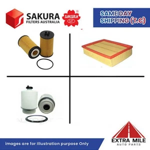 SAKURA Filter Kit For FORD TRANSIT VAN VH cyl4 2.4L Diesel 2000-2004 - Picture 1 of 4