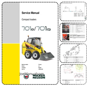 Wacker Neuson 701S 701SP Service Manual - Picture 1 of 1