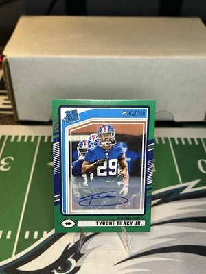 2024 Panini Donruss Green Rated Rookie Auto Tyrone Tracy Jr. #364 - Image 1 of 2