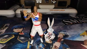 Figuras Space Jam 1996 Michael Jordan y Bugs Bunny - Imagen 1 de 4