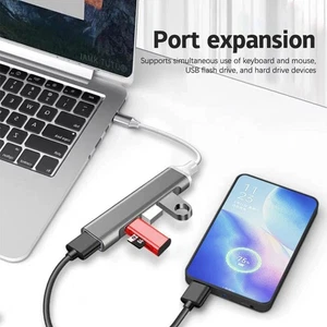 4Port USB 3.0 Hub USB Hub High Speed Type C Splitter For Computer Multiport HUB - Afbeelding 1 van 16