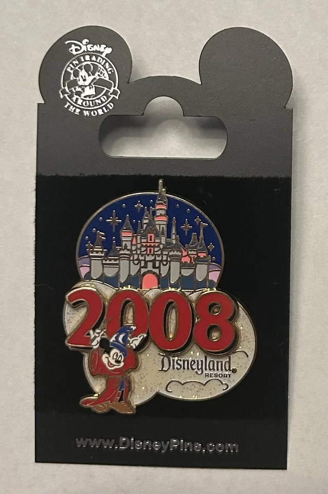 Disneyland - Sorcerer Mickey Mouse - Sleeping Beauty Castle 2008 3D Pin - Image 1 of 1