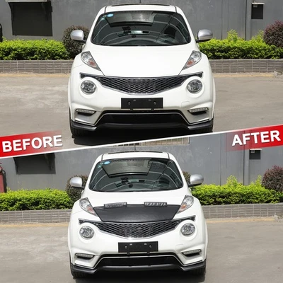 Front End Cover Hood Car Mask Bra Protector For Nissan Juke 2011-2017 lether - Изображение 1 из 4