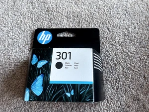 HP 301 Black Ink Cartridge CH561EE UUS Sealed brand new In Box Expires Mar 2026 - Afbeelding 1 van 5