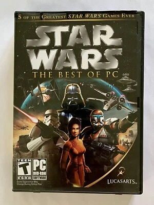Star Wars: The Best of PC (PC, 2006) 3 Discs & case, CIB Lucas Arts  - Image 1 of 2