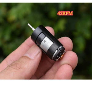 42RPM Lenta Velocità Grande Riduzione Coppia 1:290 Mini 15mm Motoriduttore DC 6V 9V 12V - Foto 1 di 6