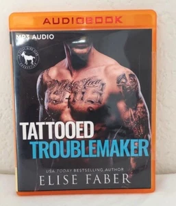 Tattooed Troublemaker: A Hero Club Novel [Audio CD] Elise Faber - Picture 1 of 5