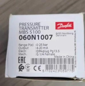 1pcs Danfoss MBS5100 060N1007 0…25bar pressure transducer - Picture 1 of 2