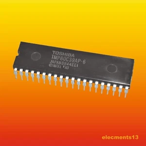 TMP80C39AP-6 TOSHIBA INTEGRATED CIRCUIT CMOS 8-BIT SINGLE-CHIP DIP-40 - Picture 1 of 2