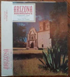 Arizona Highways Magazine – February 1968 – Santa Cruz County, Nogales LIKE NEW - Picture 1 of 1