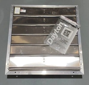 24" Shutter Fan, Dayton 484X48, 115VAC TESTED, SEE DESCRIPTION - Picture 1 of 14