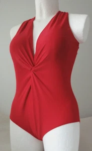 MARITIM Damen Badeanzug rot Softschalen Ohne Bügel Größe 54 Cup B NEU - Bild 1 von 6