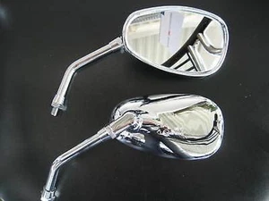 1Paar SPIEGEL MIRRORS Yamaha XV535 XV 535 VIRAGO CHROM NEUWARE OVP m. ABE - Bild 1 von 1