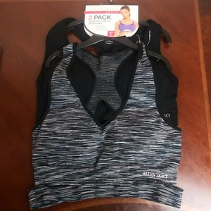 Ellen Tracy 2er Pack Sport BHs - M, L, XL - Bild 1 von 3