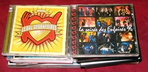 Restos du Cœur. Les enfoirés. Lot bradé de 39 CD + 4 DVD. 1996 / 2023. - Picture 1 of 4