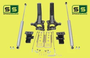 4.5"/ 4" Lift Spindle Blocks Shocks Lift Kit   Fits 2015-2020  Ford F-150 2WD - Picture 1 of 1
