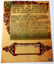 Julie Dawn Cole Authentic Signed 11x14 Photo Autograph, Willy Wonka, Veruca Salt