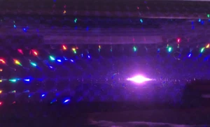 PRISMATIC TAPE 10 X 20CM LIGHT PURPLE PRISM TEASERS LURES - Picture 1 of 1