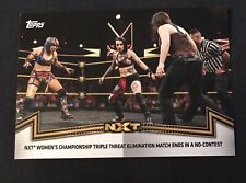 Asuka Ruby Riott Nikki Cross No-Contest WWE Topps 2018 Women’s Division Card NXT